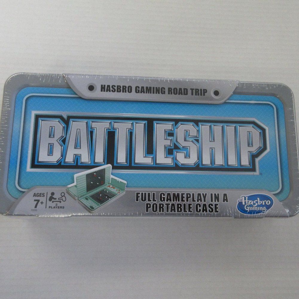 HASBRO BATTLESHIP Gaming Road Trip Full Game Play Portable Case Factory Seal NEW